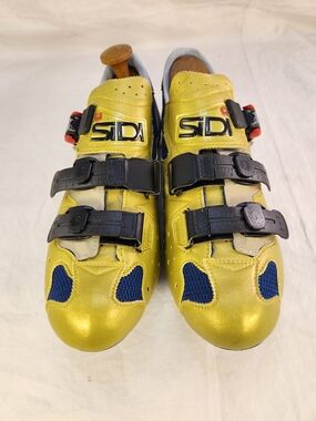 SIDI  BIKE CYCLING MEN SHOES YELLOW SIZE 43 MINT